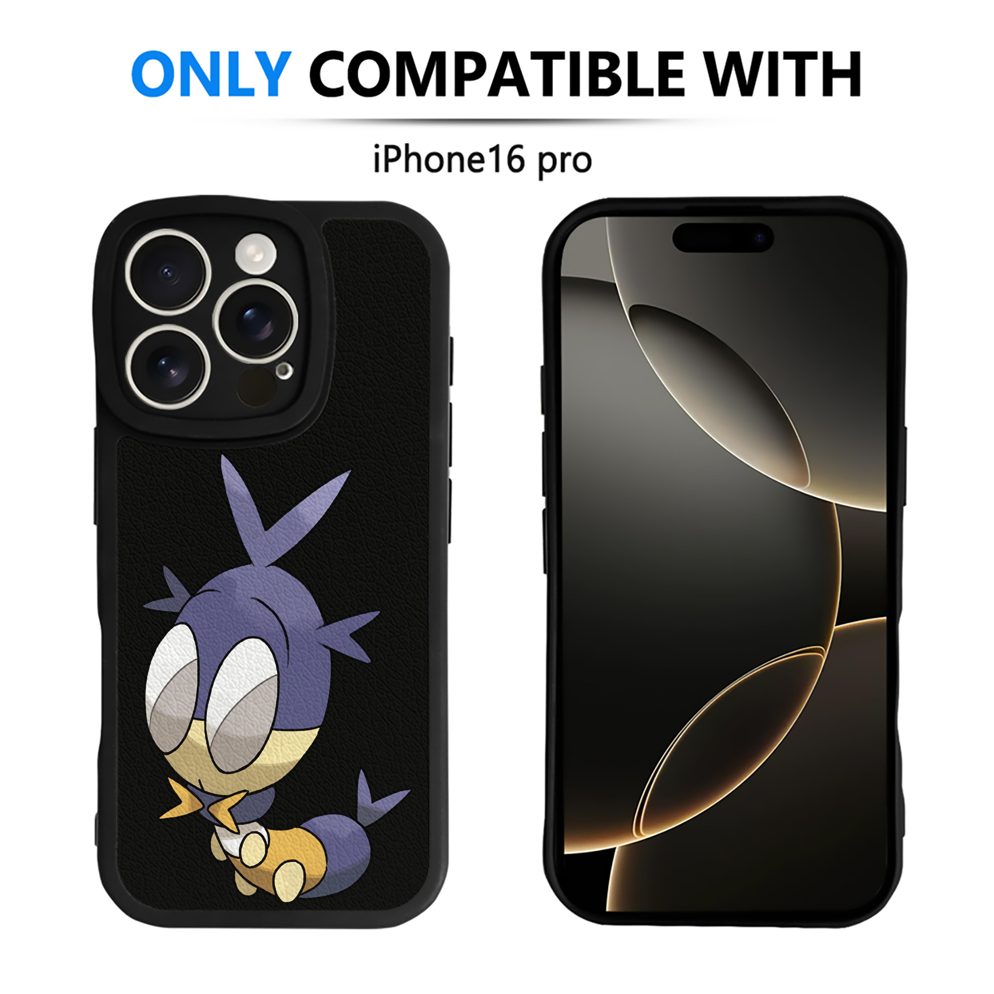 （画像用） ポケットモンスター Pokémon 【iPhone 16シリーズ対応】シリコンスマホケース（レザー調） 材質：シリコン